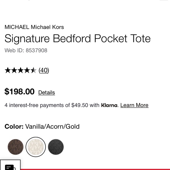 ⛔️SOLD⛔️Michael Kors Tote Bag - Picture 5 of 11